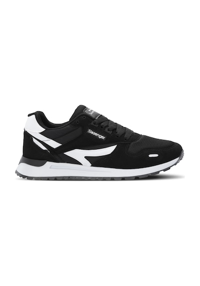 Slazenger OPTIMAX I Erkek  Siyah / Beyaz Günlük Spor Ayakkabısı