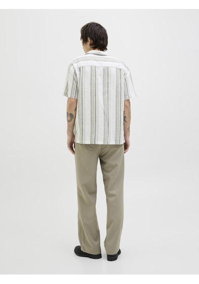 Jack & Jones Erkek Keten Karışımlı Gömlek - Summer - 12274913 Vetiver Jack & Jones Erkek Keten Karışımlı Gömlek - Summer - 12274913 Vetiver