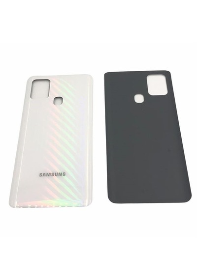 Samsung Uyumlu A21s Arka Batarya Pil Kapağı Beyaz