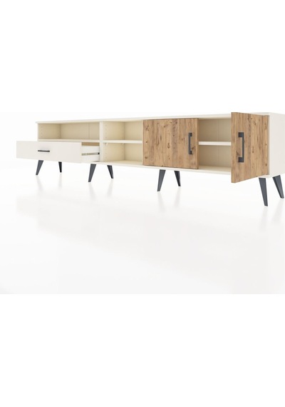 Arges Tv Ünitesi 3 Raflı Tek Çekmeceli 2 Kapaklı 220x30x51 Aytaşı-çam/aytaşı Atlas Çam/aytası - Aytası Arges Tv Ünitesi 3 Raflı Tek Çekmeceli 2 Kapaklı 220x30x51 Aytaşı-çam/aytaşı Atlas Çam/aytası - Aytası