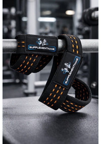 8 Loop Lifting Straps Halter Kayışı Straps 2'li Paket - Turuncu