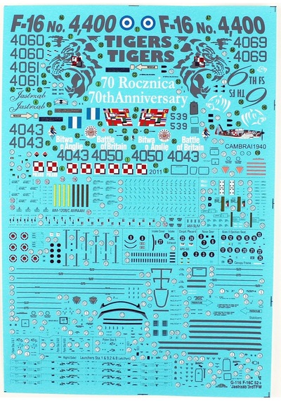 Mistercraft G116 1/48 F-16c Block 52 + Jastrzab Hawk Savaş Uçağı Plastik Model Kiti