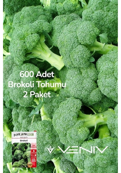 600 Adet Brokoli Tohumu 2 Paket