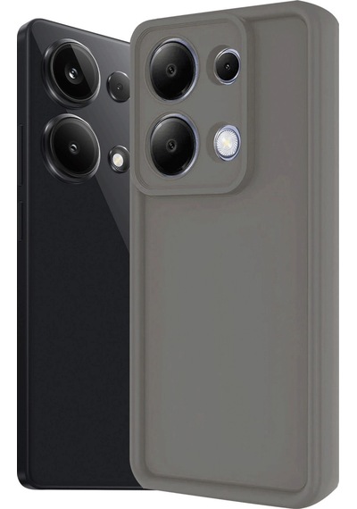 Xiaomi Redmi Note 13 Pro 4g Kılıf Viera Silikon Gri