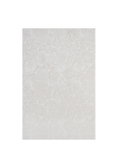 Badelya Home Krem Ekru Pamuk Taban Modern Dama Desen Özel Ölçü Salon Koridor Çocuk Antre Oturma Odası Halı Yolluk A.krem