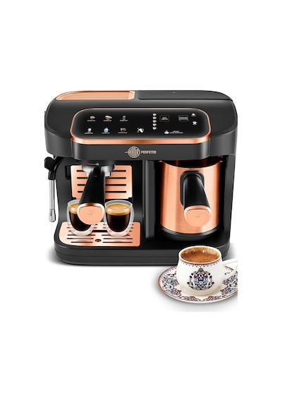 Karaca Hatır Perfetto Dijital Ve Dokunmatik Ekranlı Espresso Ve Türk Kahve Makinesi