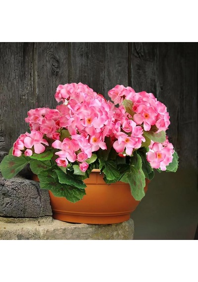 Yapay Çiçek Sardunya Demeti 40 25cm 1.kalite Pembe Balkon Çiçeği