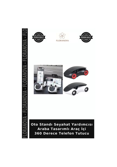 Oto Standı Seyahat Yardımcısı Araba Tasarımlı Araç İçi 360 Derece Telefon Tutucu