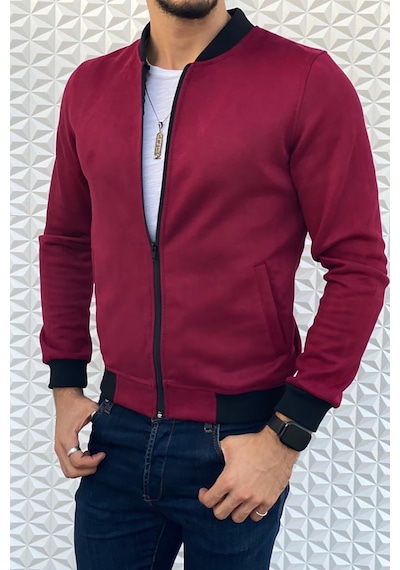 Oksit Eddy Extra Slim Fit Mevsimlik Erkek Süet Ceket