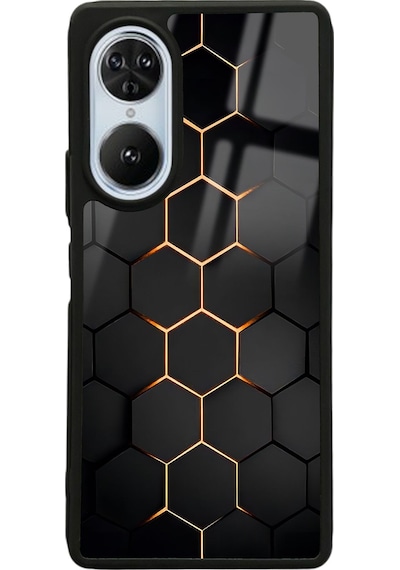 Reeder S19 Max Pro S Edge Yellow Carbon Tasarımlı Glossy Telefon Kılıfı Çok Renkli