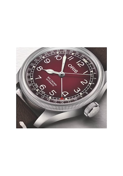 Oris Big Crown Oris X Cervo Volante 40 Mm Otomatik Saat 01 754 77 Bordo