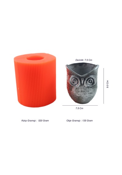 Beton Saksı Silikon Kalıp - 164