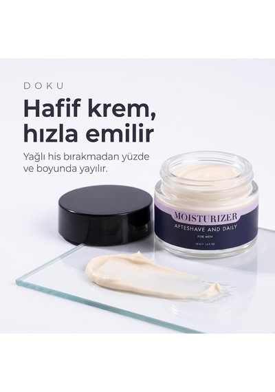 Men Moisturizer Cream, Erkekler İçin Tıraş Sonrası, 50 Ml