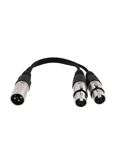 XLR Y Kablo ( 1 Erkek-2 Dişi)