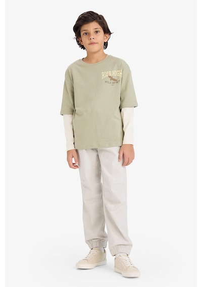 Defacto Erkek Çocuk Jogger Fıt Jogger Paça Gabardin Pantolon B6713a826smgr296 Gri-gr296 Defacto Erkek Çocuk Jogger Fıt Jogger Paça Gabardin Pantolon B6713a826smgr296 Gri-gr296