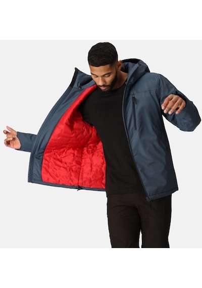 Regatta Regetta Harridge Waterproof Walking Jacket Erkek Mont Mavi Rmp366 001