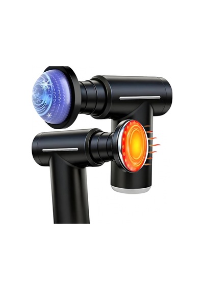 Sıcak Soğuk Terapili Derin Doku Masaj Tabancası 6 Başlıklı 3200 Rpm Şarjlı
