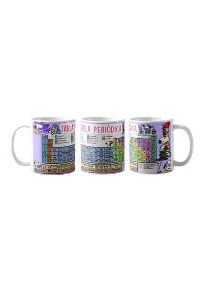 Eğitici Periyodik Tablo Snoopy Kupa Bardak Tek Adet K033 Çok Renkli