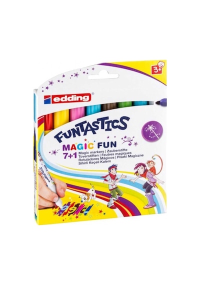 Edding 13 Funtastics Sihirli Kalın Keçeli Kalem Seti 8'li