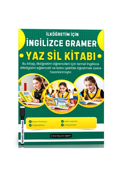 İlköğretim İçin İngilizce Gramer Yaz-sil Kitabı