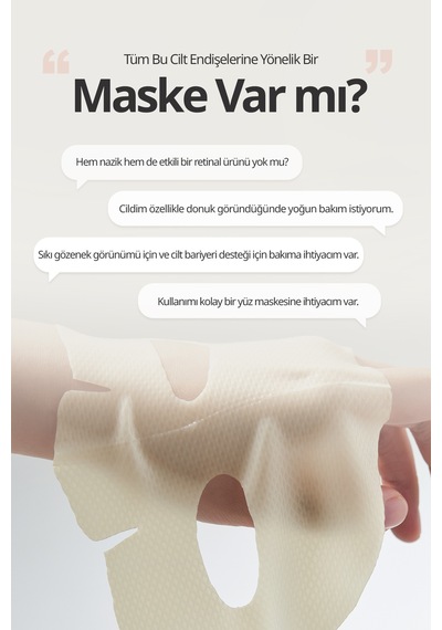 Yaşlanma Karşıtı Şeffaflaşan Kolajen Jel Maske Dermatory Retinal Collagen Lifting Gel Mask