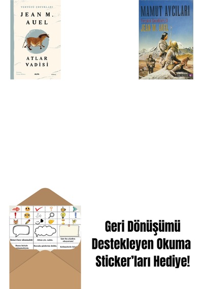 Yeryüzü Çocukları 2 - Atlar Vadisi + Mamut Avcıları + Okuma Sticker'ları