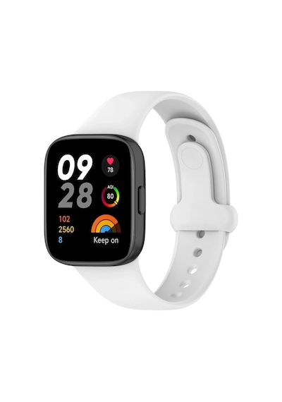 Newface - 8 - Xiaomi Redmi Watch 3 Origin Silikon Kordon - Csmo-tex - - Beyaz