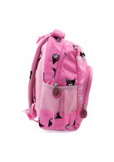 2 Gözlü Little Angle Kuromi Anaokulu Çantası - Çocuk Çanta - Kreş Çantası - Kuromi Çanta Pembe