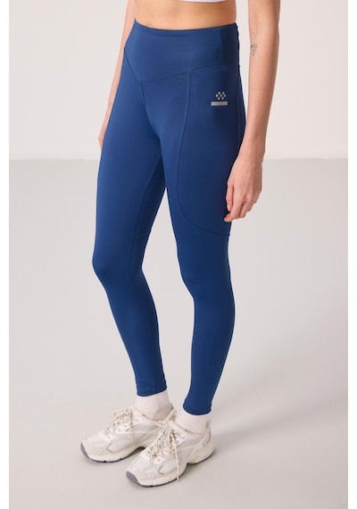 Tommylife Parlament Standart Fit Esnek Performans Kadın Tayt - 94666 Lacivert