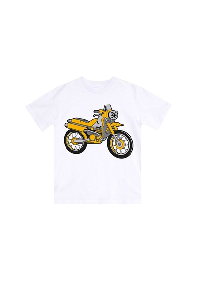 Motorcycle Erkek Çocuk Yazlık T-shirt Şort Takım