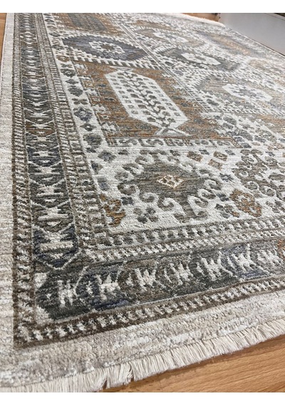 Merinos Halı Valeria Serisi 91062-060 Vintage Etnik Desenli Salon Oturma Odası Halısı Çok Renkli