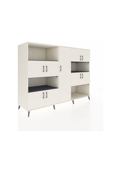 Kronos Dolap 10 Raflı 9 Kapaklı 220x59x163 Aytaşı-aytaşı/antrasit Aytaşı-aytaşı/antrasit