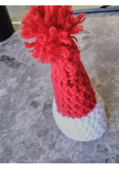 Noel Baba Yılbaşı Şapkası 10cm 3cm