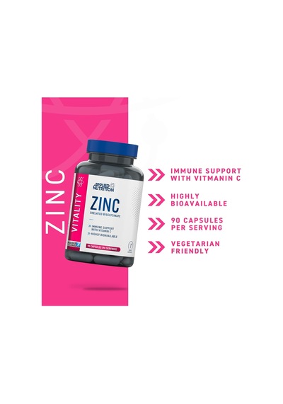 Applied Nutrition Zinc Çinko Vitamin C 90 Caps