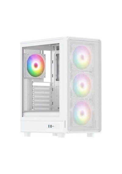 Powerboost 650w 80+ Bronze Gamıng Mıd-tower Pc Kasası Beyaz