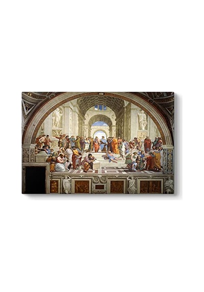 Raffaello Sanzio - Atina Okulu Tablosu 100 X 70