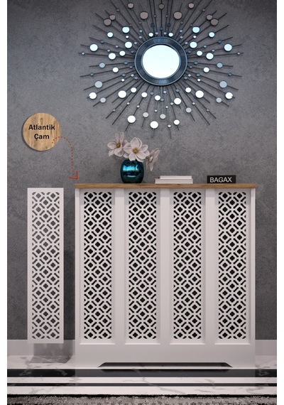 Dekoratif Petek Dolabı Kalorifer Peteği Kapatma Ünitesi Modern Tasarım İç Ölçü 76 Cm Dış Ölçü 80 Cm Petek 76 Beyaz Üstü Çam D4 Dekoratif Petek Dolabı Kalorifer Peteği Kapatma Ünitesi Modern Tasarım İç Ölçü 76 Cm Dış Ölçü 80 Cm Petek 76 Beyaz Üstü Çam D4