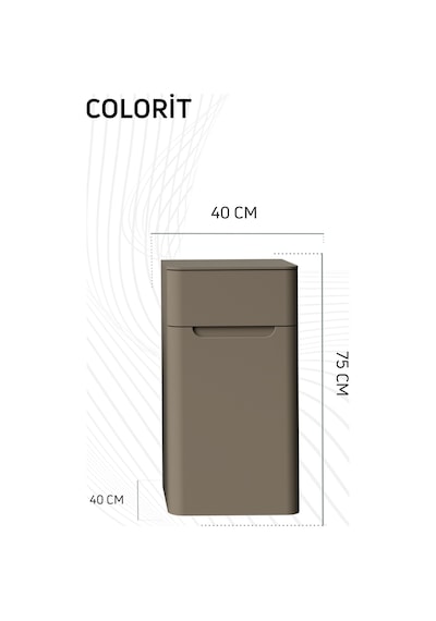 Creavit Colorit Boy Dolabı 40x75 Cm Ocean Mavi Creavit Colorit Boy Dolabı 40x75 Cm Ocean Mavi