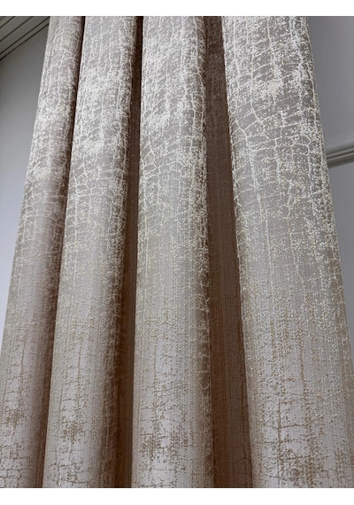 Nivemeshome Lina V-5206 Vizon 1/3 Pileli Fon Perde 50x270