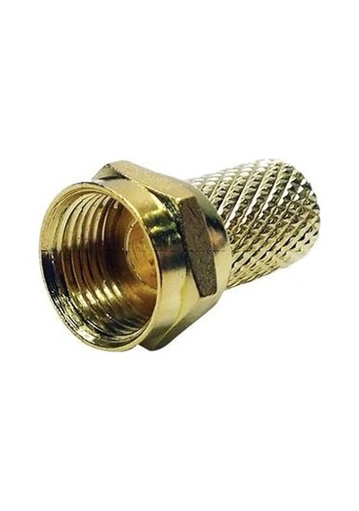 Prolink Pr-f03 F Konnektör Erkek , Rg6, Altın 20 Adet
