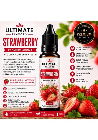 Ultimate Flavors Strawberry Aroma Ultra Concentrated