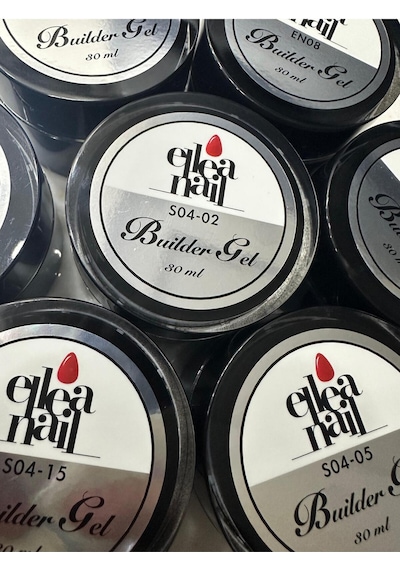 Ellea Nail Glıtter Buılder Gel 30 Mg S04-35 Gümüş Simli