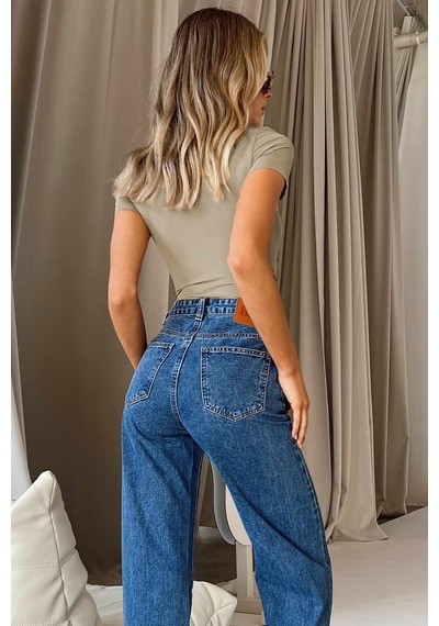 Madmext Bej Bisiklet Yaka Basic Kadın Tişört Mg1725-bej Bej