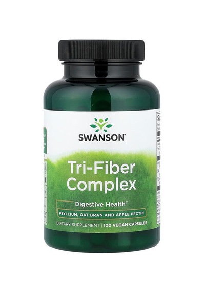 Swanson Vitamins, Tri-fibre Complex, 100 Vegan Capsules