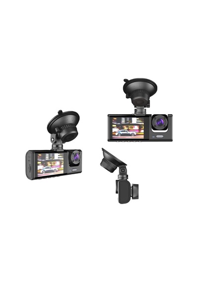 Araç İçi Kamera Çift Kameralı Dvr Ayarlanabilir Açılı Premium Kamera