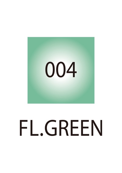 Zig Fabricolor Twin - Cift Uçlu Kumaş Kalemi - Fluorescent Green