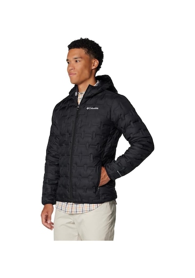 Columbia Delta Ridge Iı Down Hooded Erkek Mont Siyah