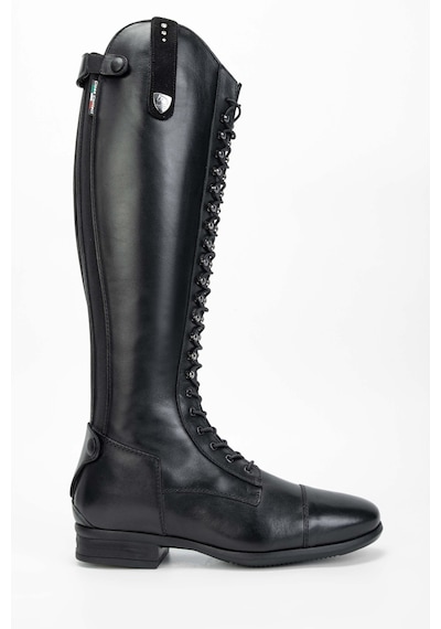 Tattini Unisex Hakiki Deri Siyah Binici Cizmesi Çizme 990 Akıta Cızme Black Siyah