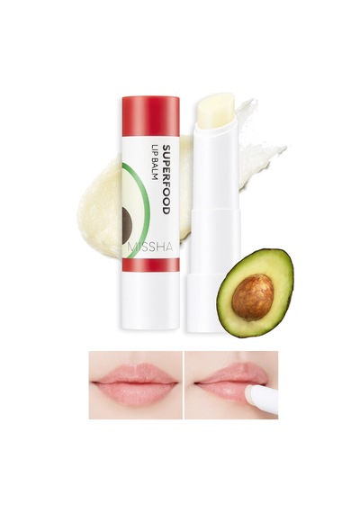 Missha Super Food Avocado Lip Balm Avokado Özlü Besleyici Dudak Nemlendiricisi 3.2 G
