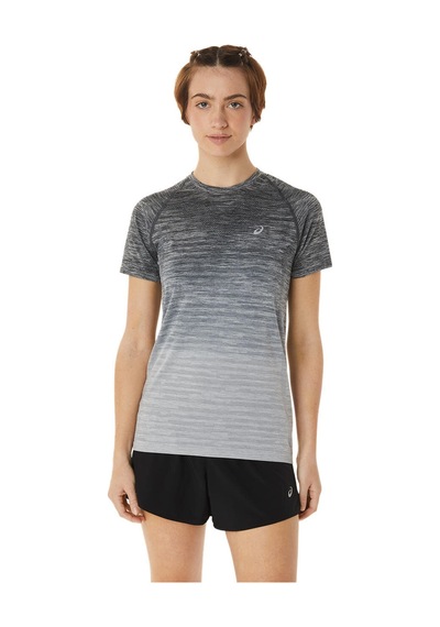 Asics SEAMLESS SS TOP Gri Women Kısa Kollu Tshirt 2012C385-020
